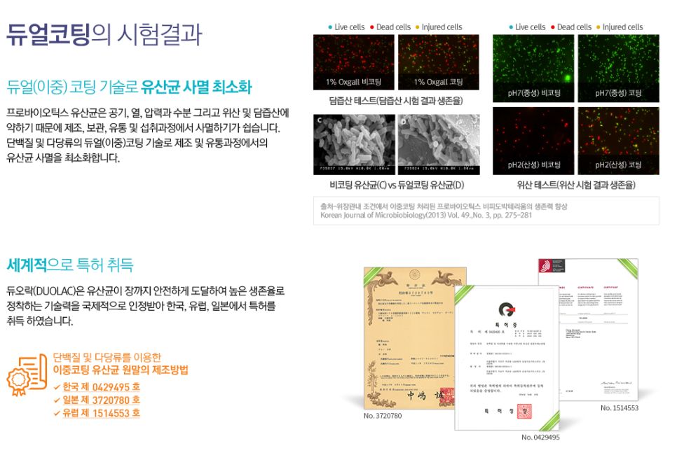 듀오락 키즈 제품 구성 안내
