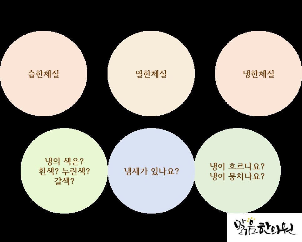 질염 체질별 유형 인포그래픽