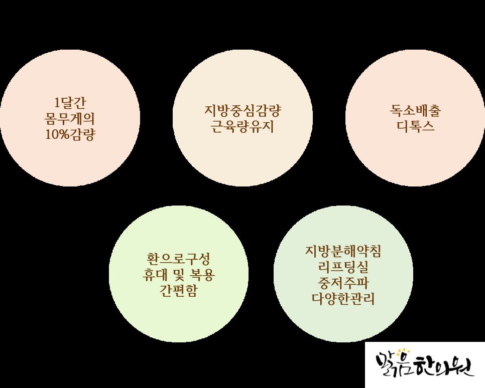 맑음한의원 다이어트의 장점 인포그래픽