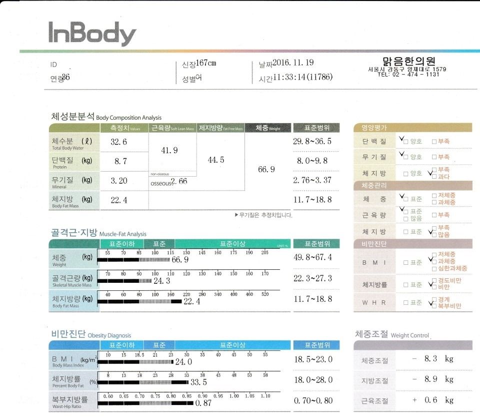 맑음한의원 다이어트 프로그램 안내