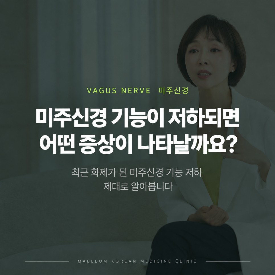 미주신경 대표 일러스트